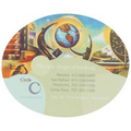 6-1/2" x 8" x 1/8" Oval Full Color Soft Mouse Pad